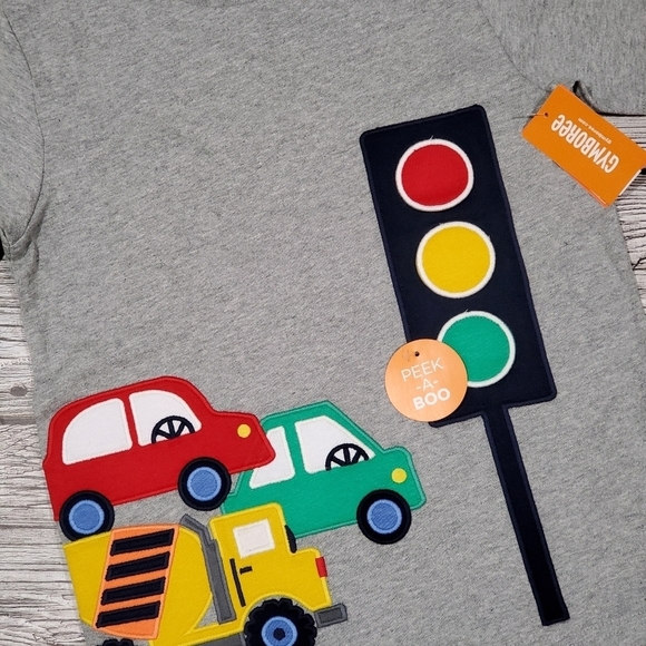 Gymboree Embroidered T-Shirts Transportation Vehicles Travel Adventures T-Shirts - Picture 7 of 12